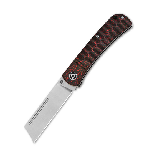 QSP HEDGEHOG | 14C28N BLADE AND RED CARBON FIBER HANDLE