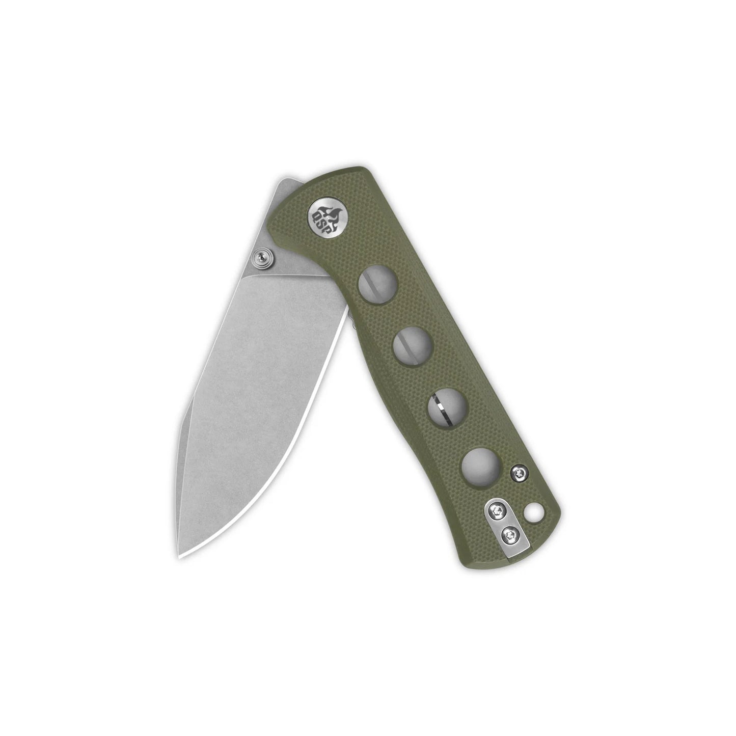 QSP CANARY FOLDER | OLIVE GREEN G-10 HANDLE