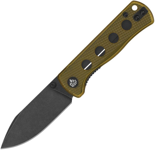 QSP CANARY FOLDER | BLACK BLADE AND ULTEM HANDLE
