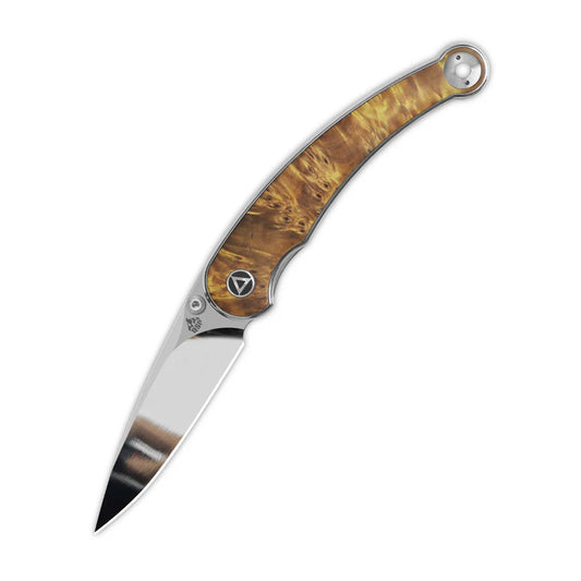 QSP DOLPHIN | 14C28N BLADE AND STABILIZED WOOD HANDLE