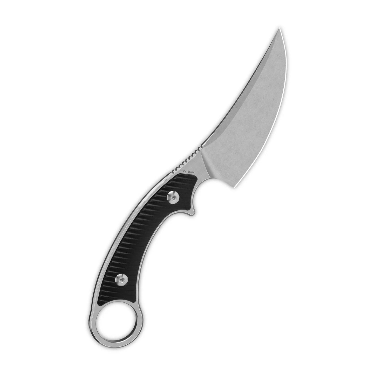 QSP Viper | Black G10 | 10Cr15MoV Fixed Blade