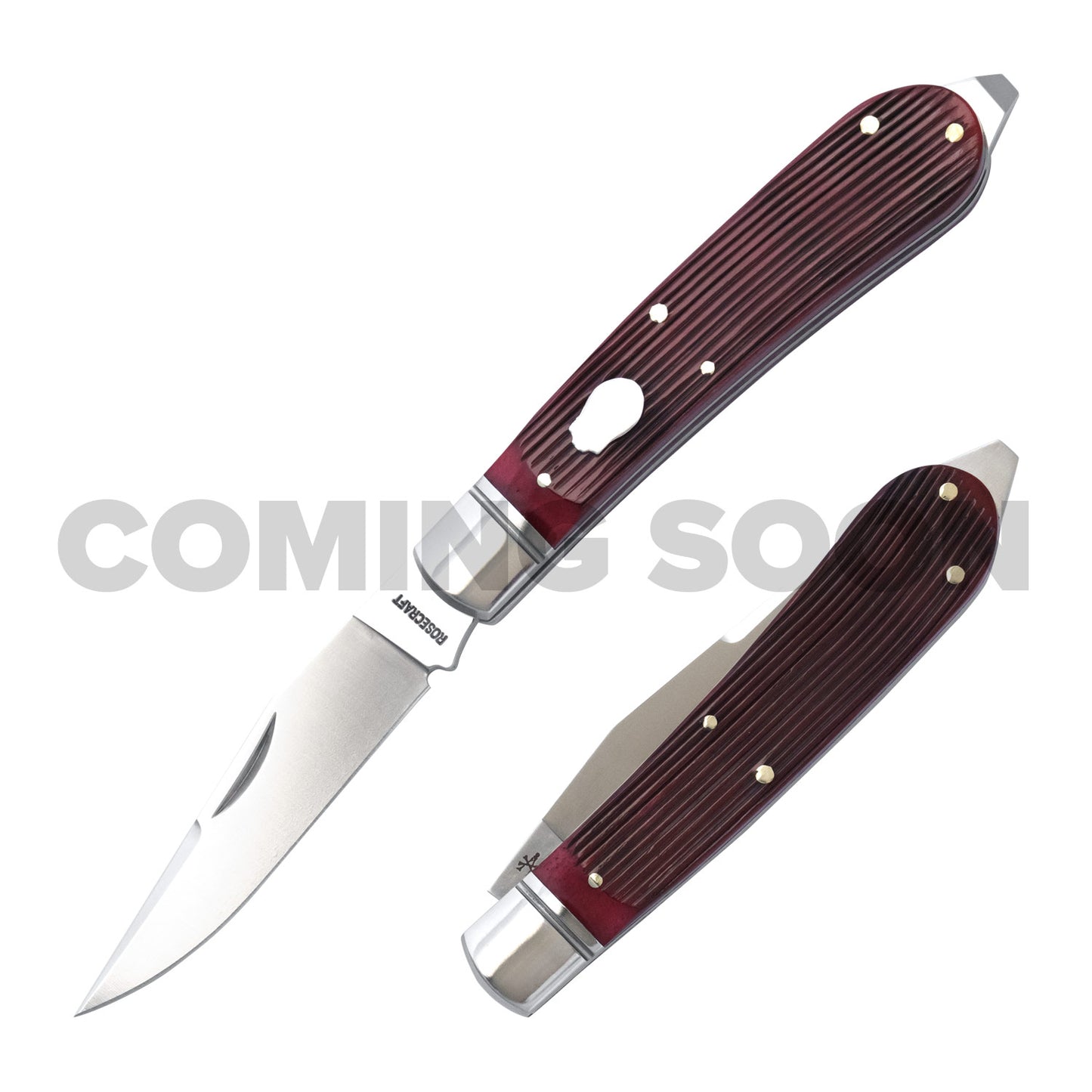 RoseCraft Appalachian Jack | Red Barnboard Jigged Bone
