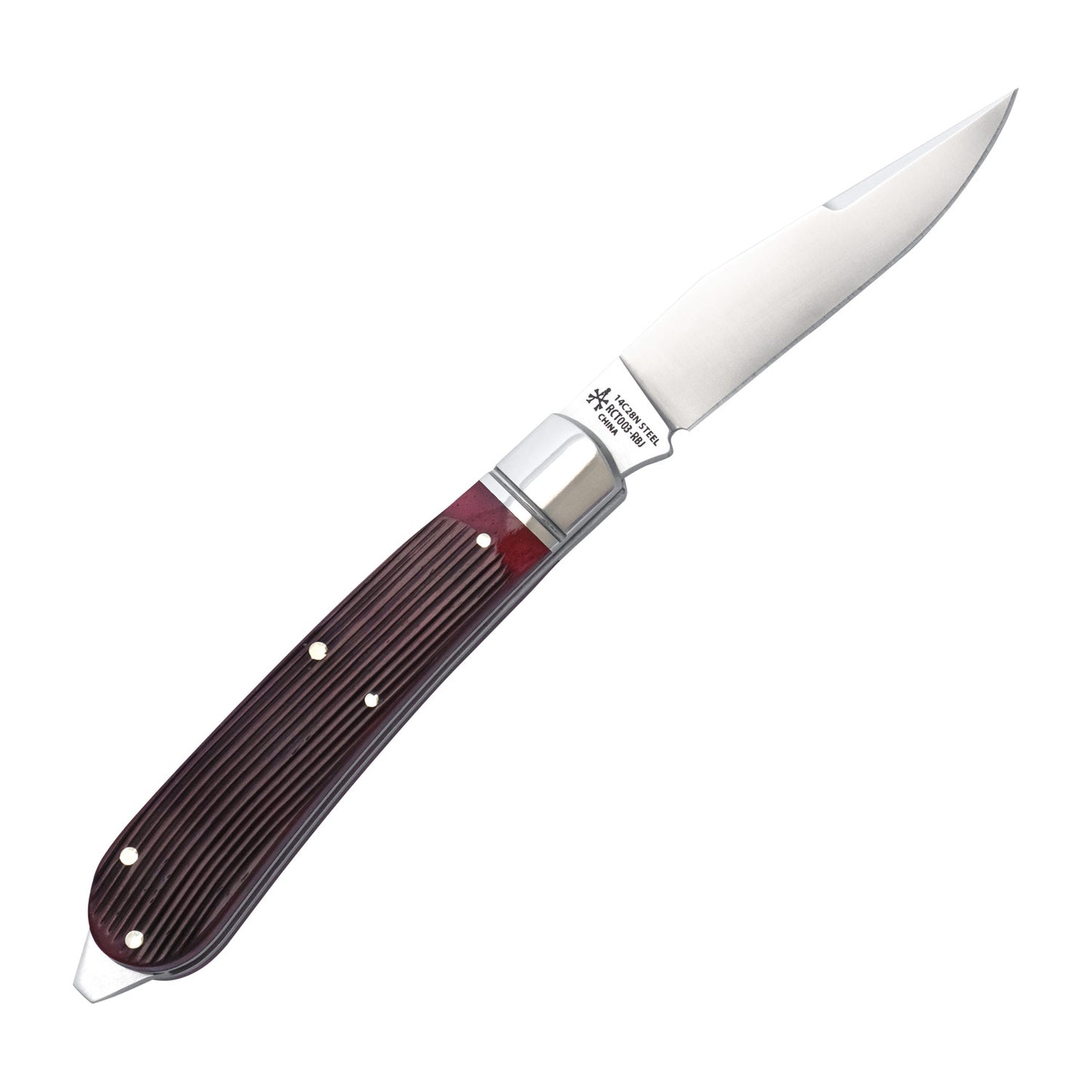 RoseCraft Appalachian Jack | Red Barnboard Jigged Bone