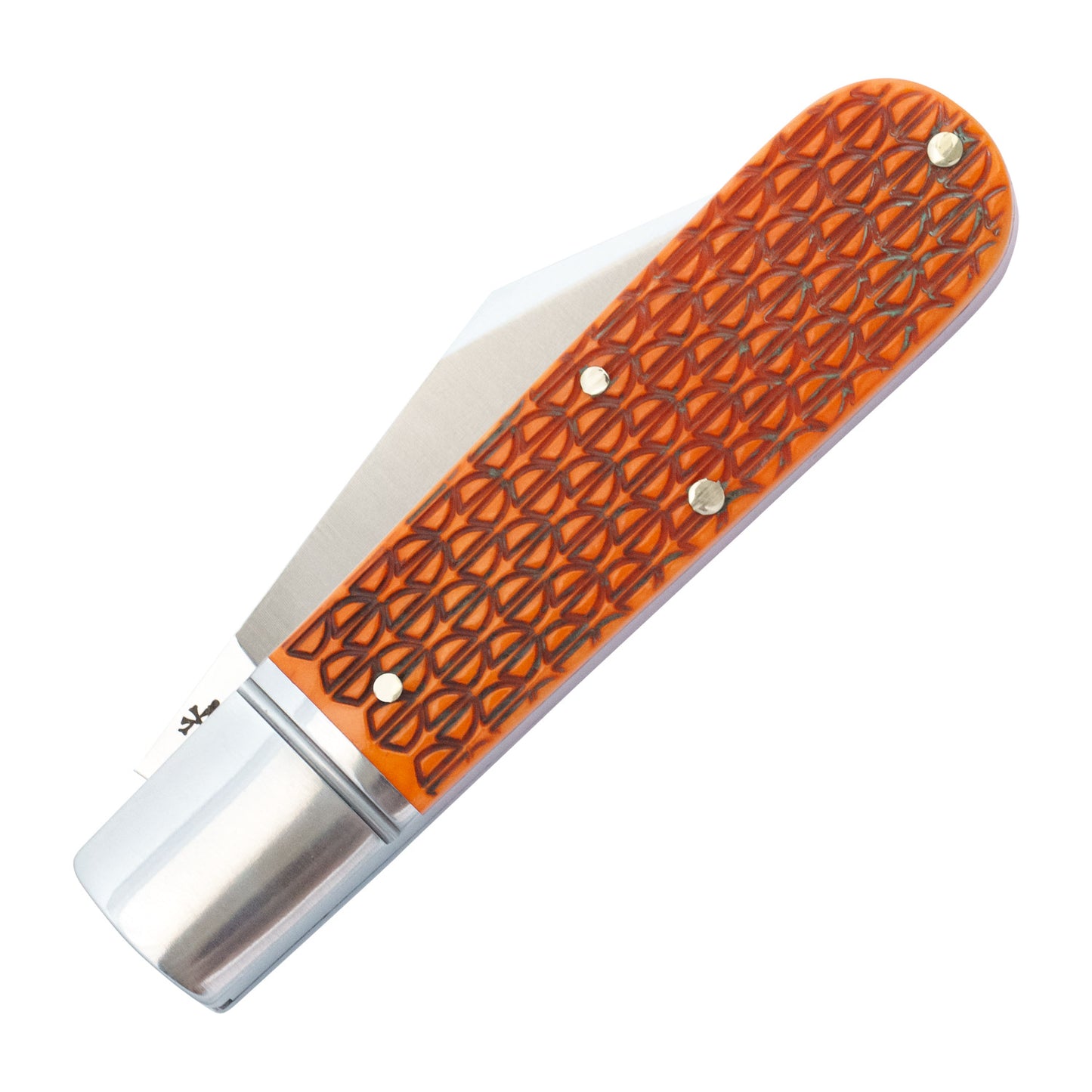 RoseCraft Blades Loosahatchie Jack | Dragon Scale Jigged Bone | 14C28N Traditional Pocket Knife