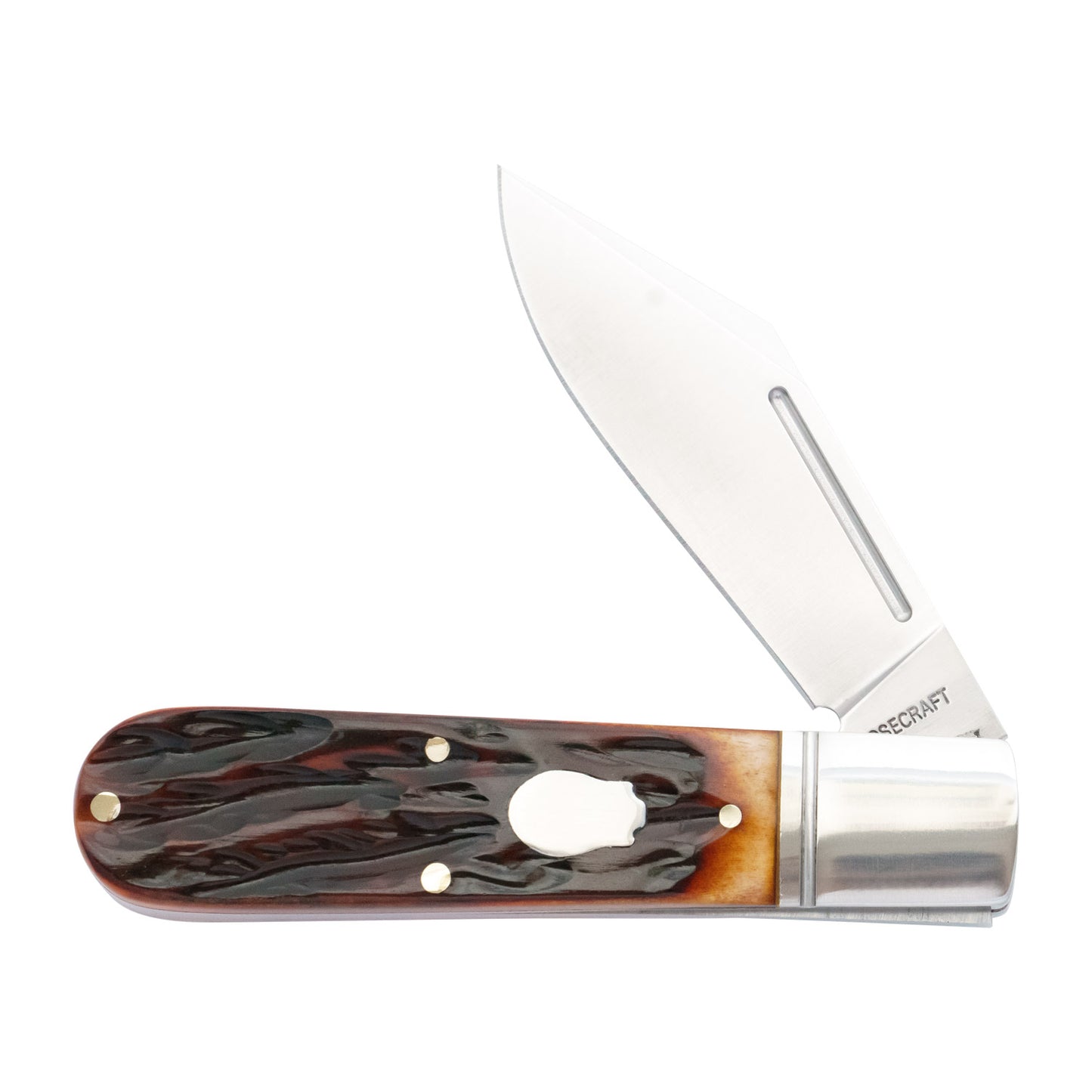 RoseCraft Loosahatchie Jack | Dapper Bone | 14C28N Traditional Slipjoint