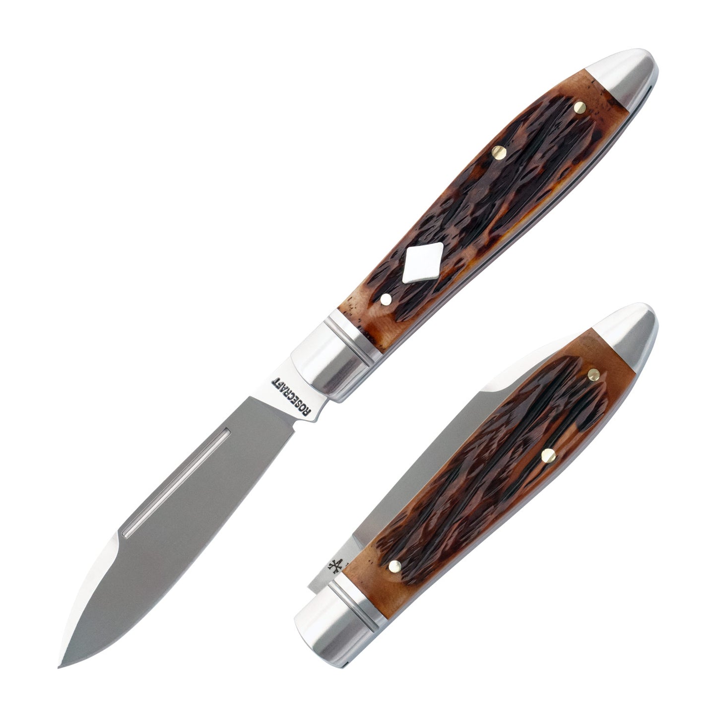 RoseCraft Tanasi Lake Tear Drop | Brown Jigged Bone | 14C28N
