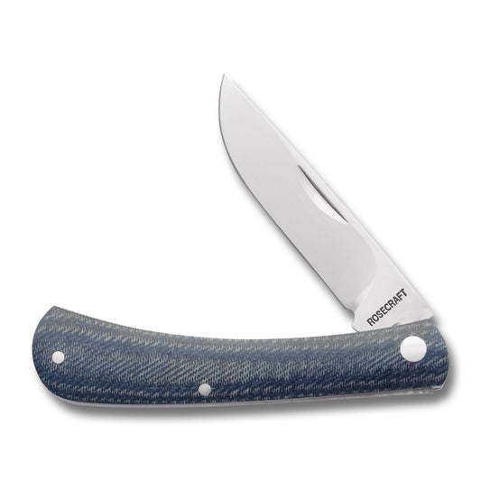 ROSECRAFT OVERALL CREEK FARM HAND | BLUE DENIM MICARTA | D2 | SLIP JOINT