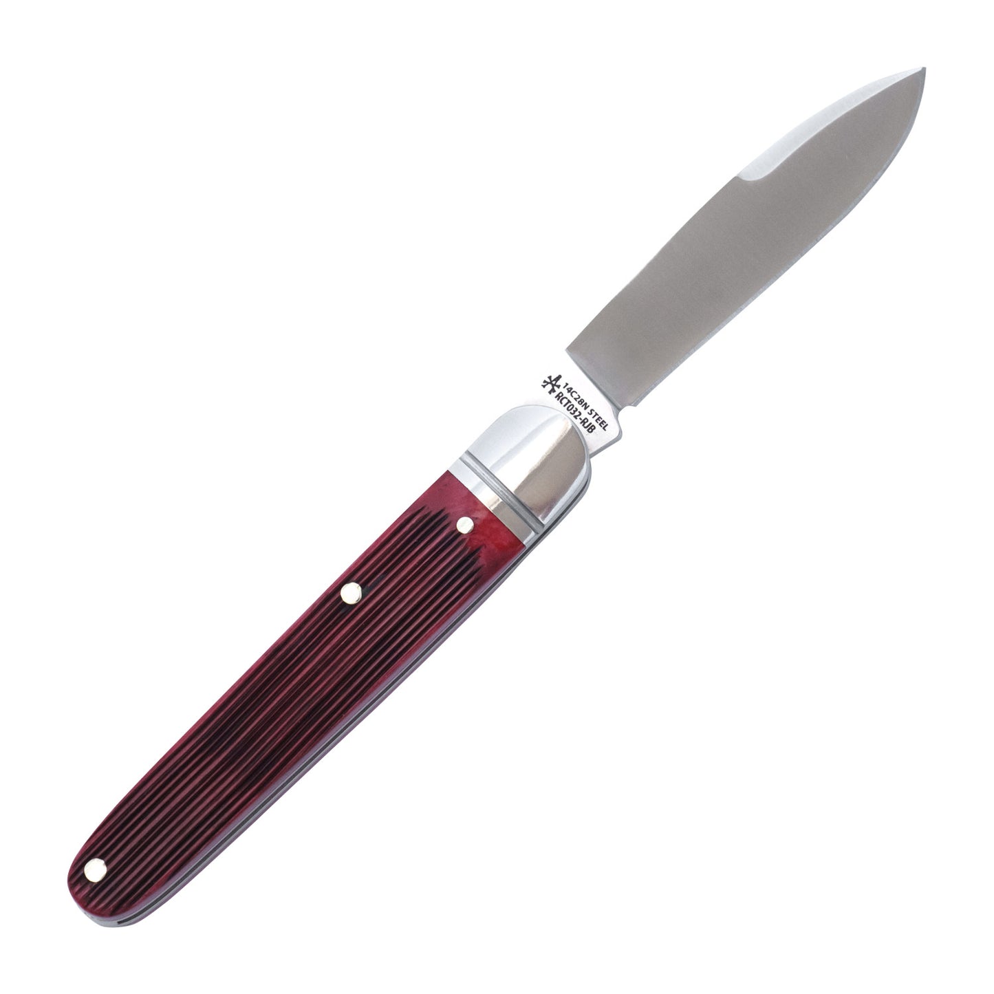 RoseCraft Tuckahoe Jack | Red Barnboard Jigged Bone | 14C28N