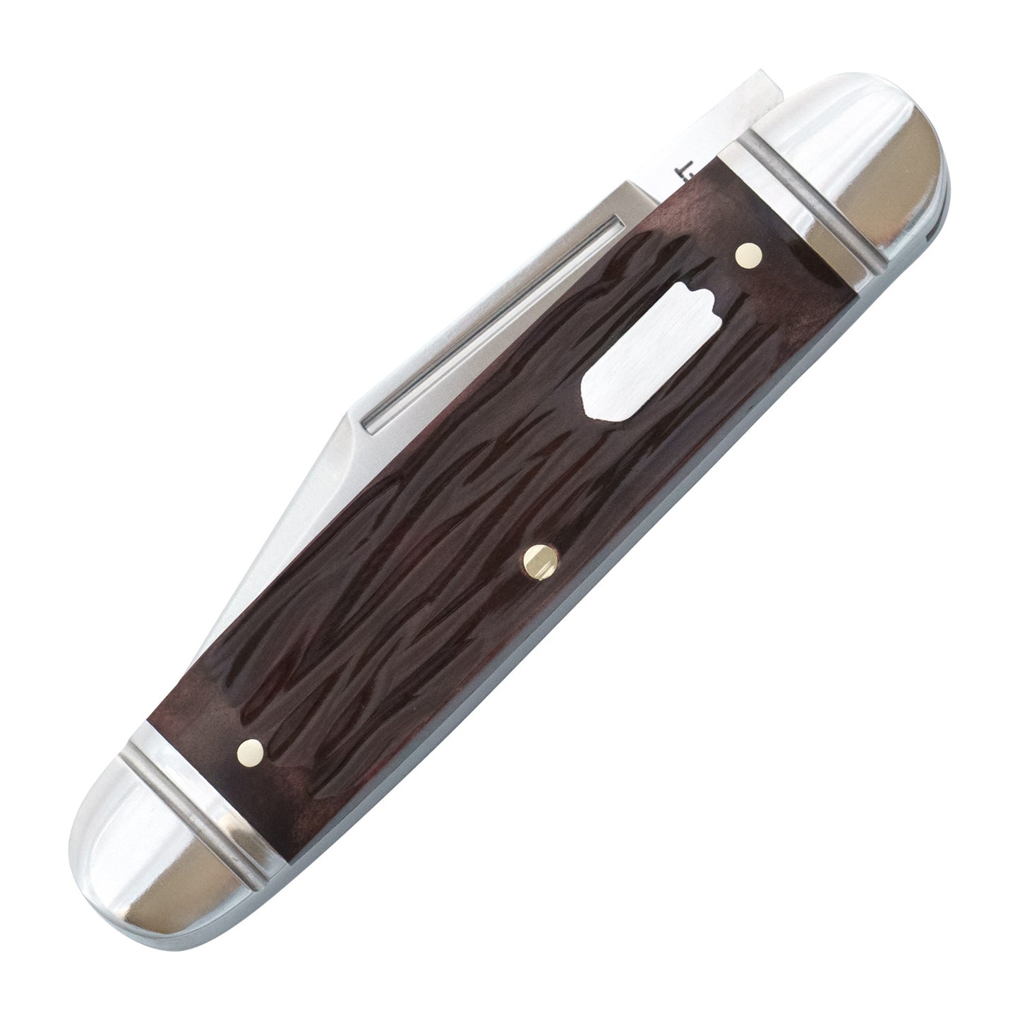 Rosecraft Birchfield Camp Jack | Brown Jigged Bone | 14C28N Clip Point
