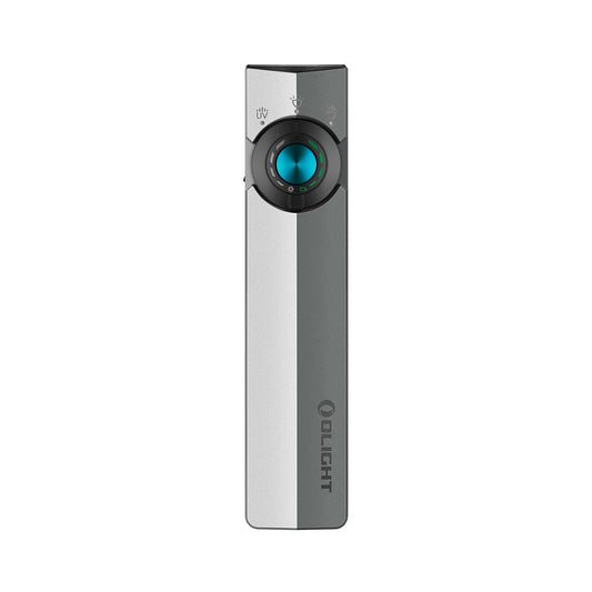 Olight ArkPro | Silver Graphite | 1500 Lumen Flood + Spot + UV + Green Laser