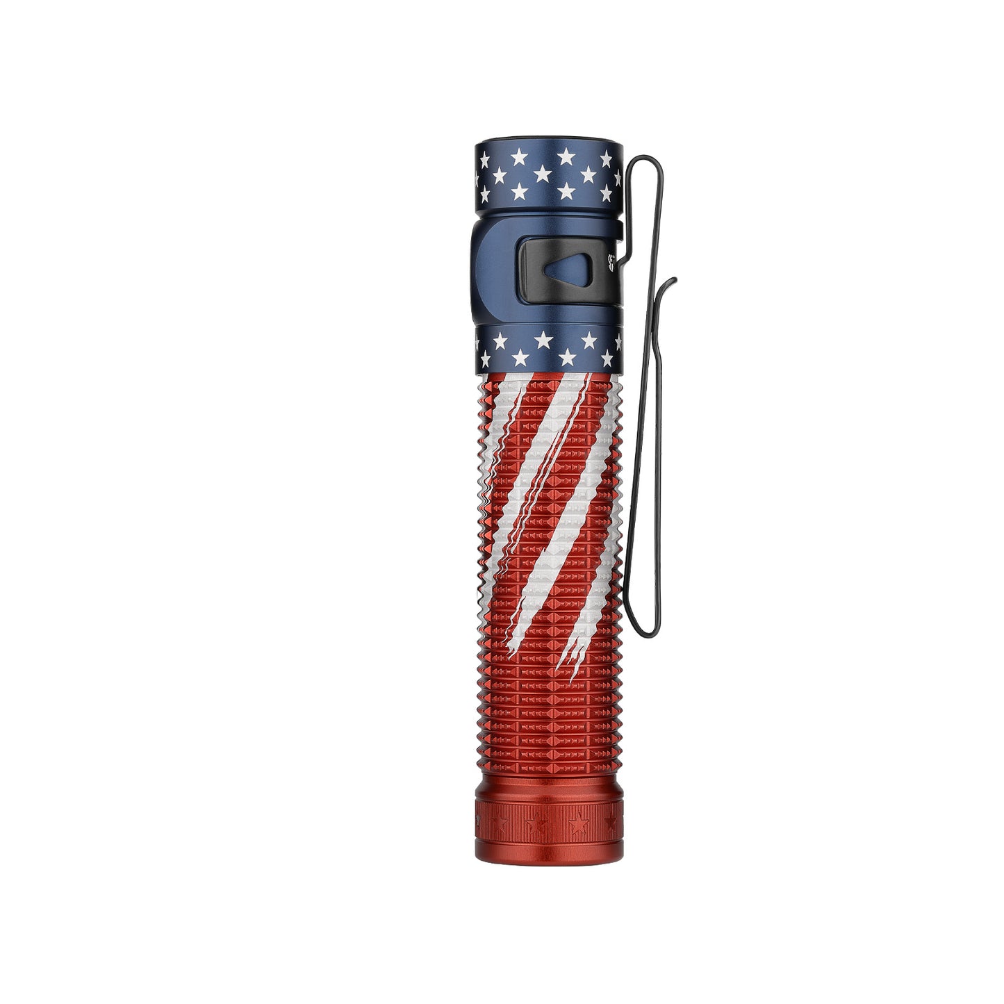 Olight Baton 4 Pro | Stars & Stripes Edition | 1,600-Lumen Rechargeable EDC Flashlight