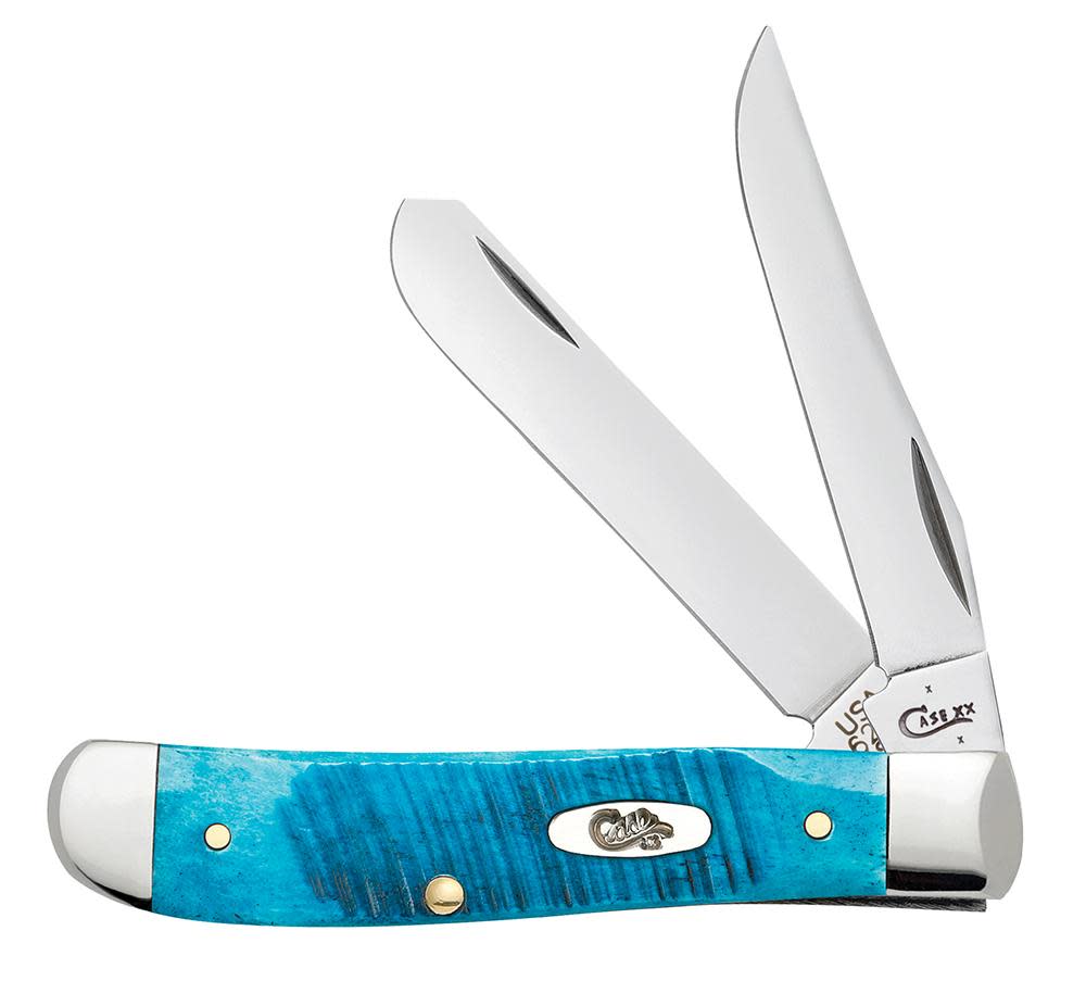 Case Mini Trapper | Caribbean Blue Bone