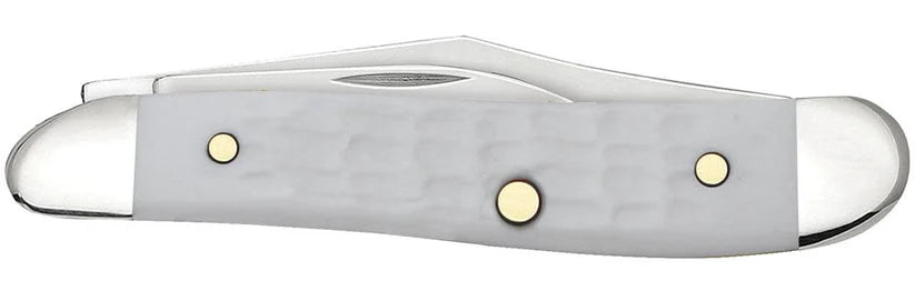 Case Peanut | SparXX™ White Synthetic | Tru-Sharp™ Slip Joint