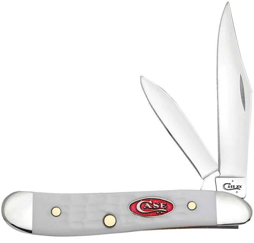 Case Peanut | SparXX™ White Synthetic | Tru-Sharp™ Slip Joint