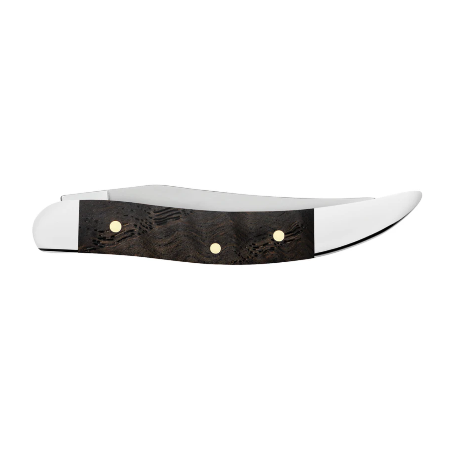 Case Small Texas Toothpick | Black Curly Oak Wood | Tru-Sharp™ Pocket Knife