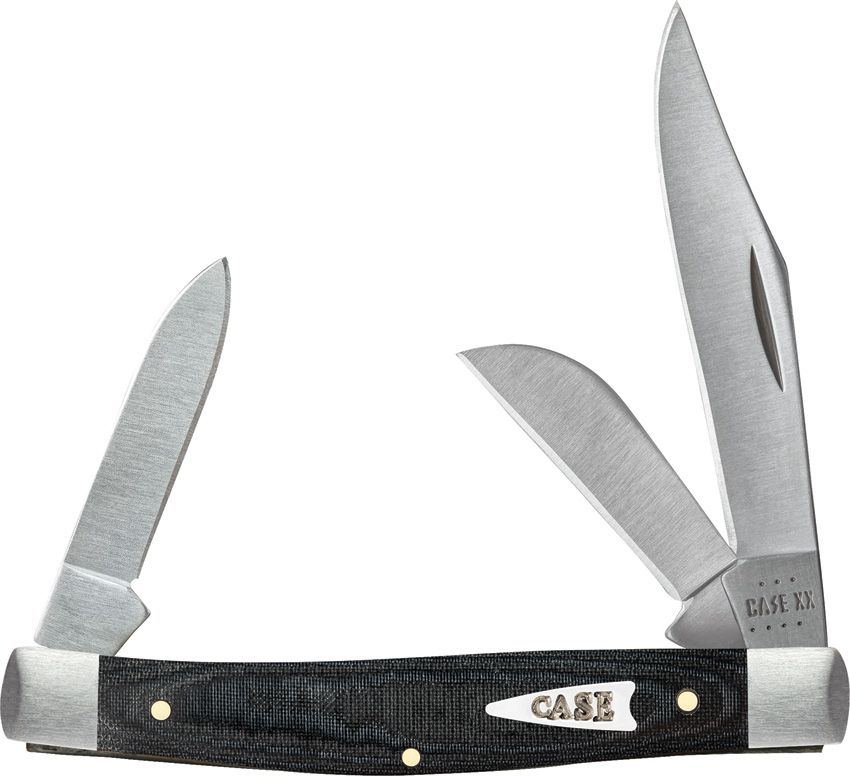 Case Medium Stockman | Black Micarta | Tru-Sharp™ Pocket Knife