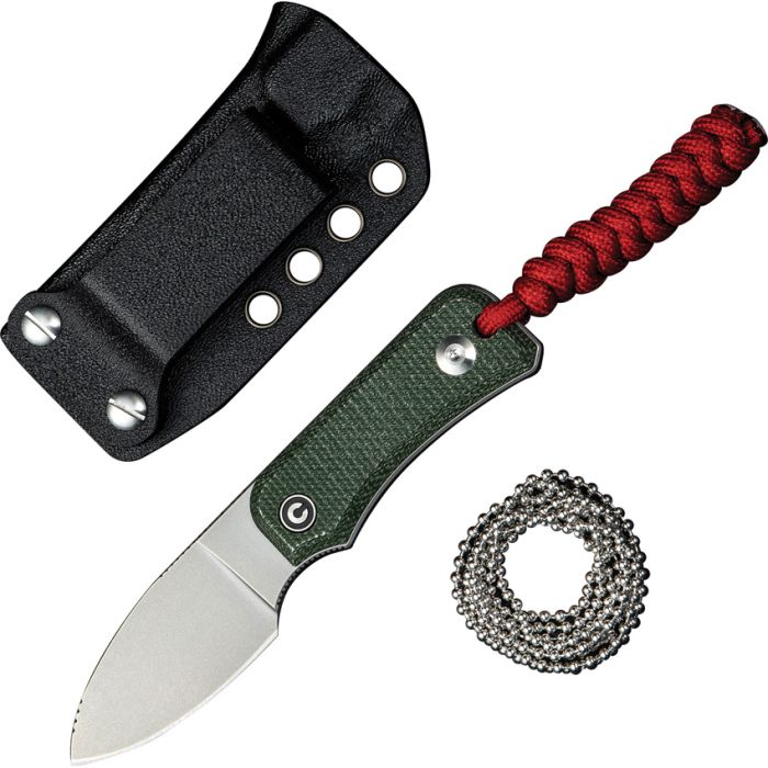 Civivi Baby Banter Fixed Blade | Green Micarta