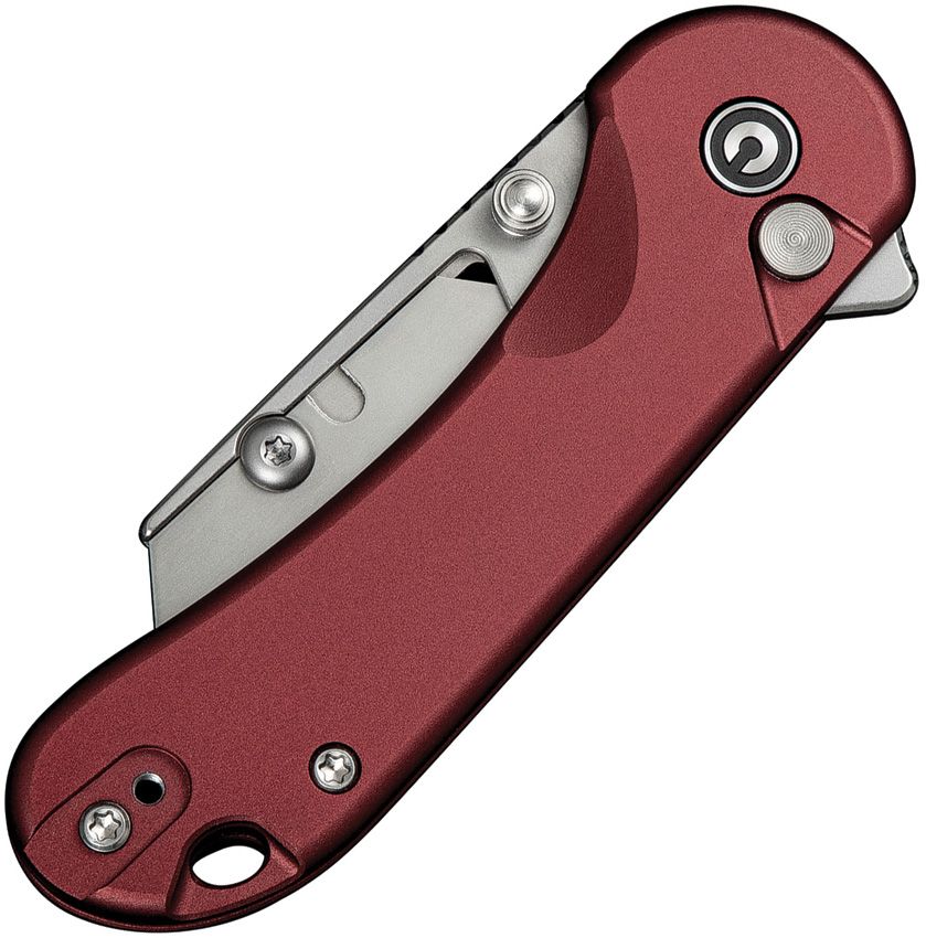 Civivi Elementum Utility Knife | Burgundy Aluminum