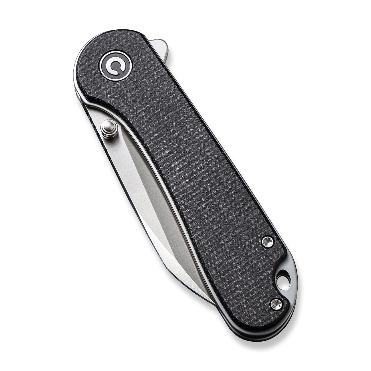 Civivi Elementum | Wharncliffe | Black Canvas Micarta | Nitro-V