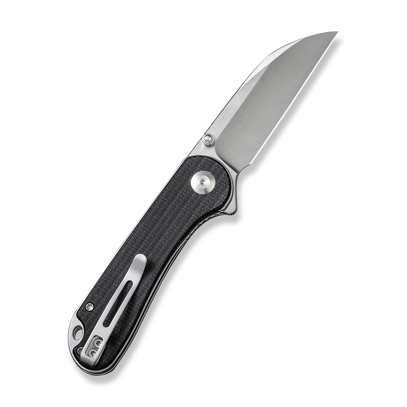 Civivi Elementum | Wharncliffe | Black Canvas Micarta | Nitro-V