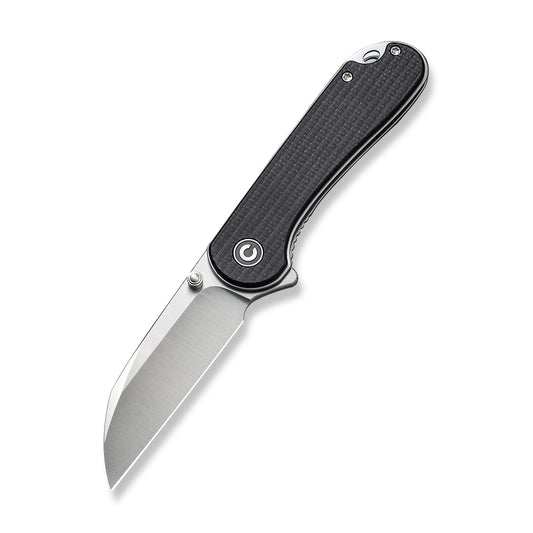Civivi Elementum | Wharncliffe | Black Canvas Micarta | Nitro-V