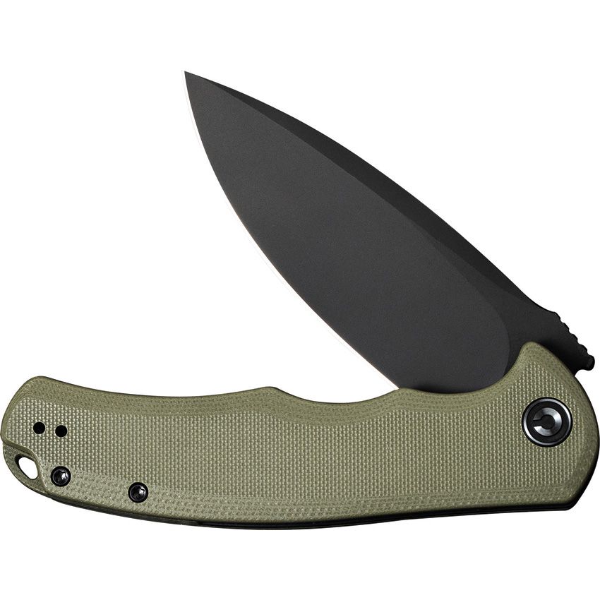 CIVIVI Praxis | OD Green G10 | Black Stonewashed 9Cr18MoV