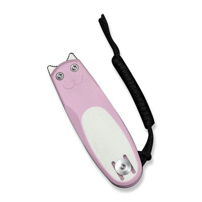 CIVIVI Purr | Nitro-V & Powder Pink/White G-10 Slip Joint