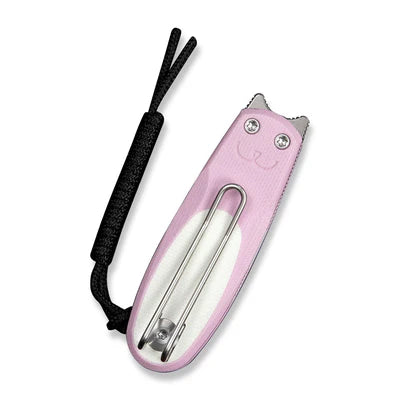 CIVIVI Purr | Nitro-V & Powder Pink/White G-10 Slip Joint