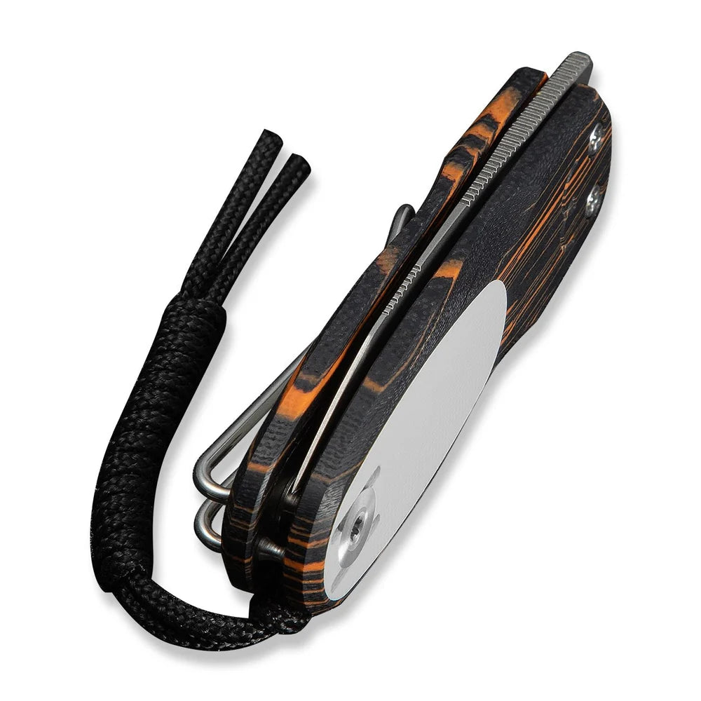 CIVIVI Purr Slip Joint Knife | Orange, Black & White G10 | Nitro-V