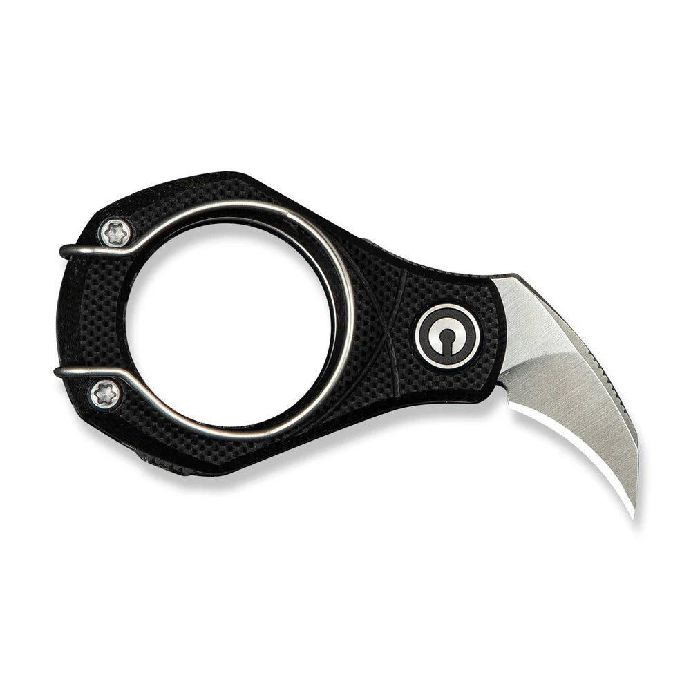 CIVIVI Pyrus Ring Knife | 14C28N & Black G-10 Slip Joint