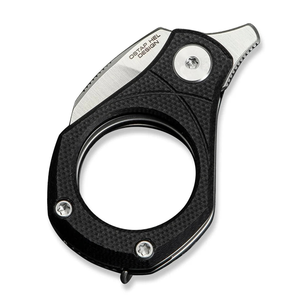 CIVIVI Pyrus Ring Knife | 14C28N & Black G-10 Slip Joint