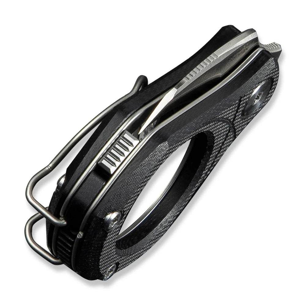 CIVIVI Pyrus Ring Knife | 14C28N & Black G-10 Slip Joint