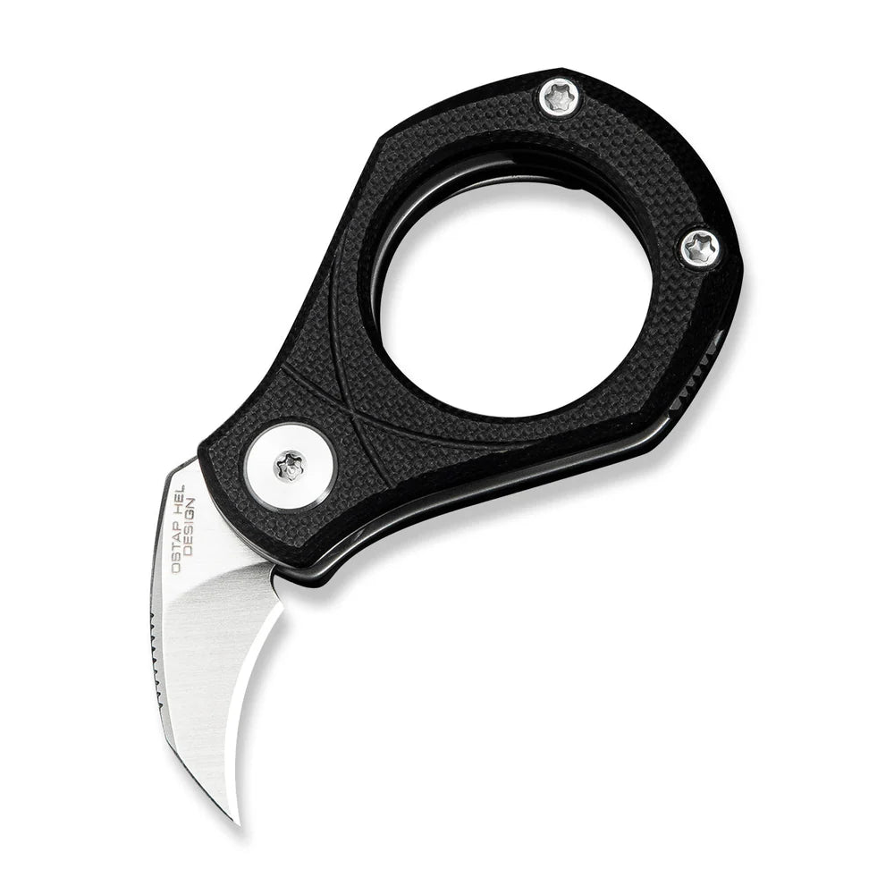 CIVIVI Pyrus Ring Knife | 14C28N & Black G-10 Slip Joint