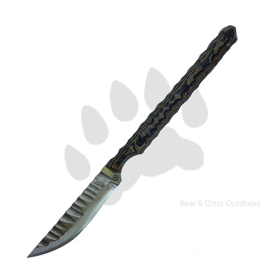 Byrd Custom Blades Field Scalpel | AEB-L & Textured G-10 Fixed Blade Knife