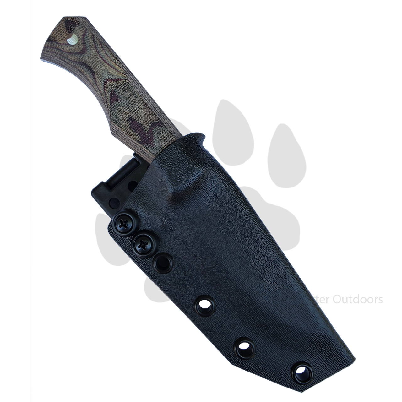Byrd Custom Blades Jackal | ProCut & Python Micarta Fixed Blade Knife