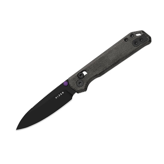 Kizer Begleiter 2.9 | Black Norplex UltreX Micarta | BD1N