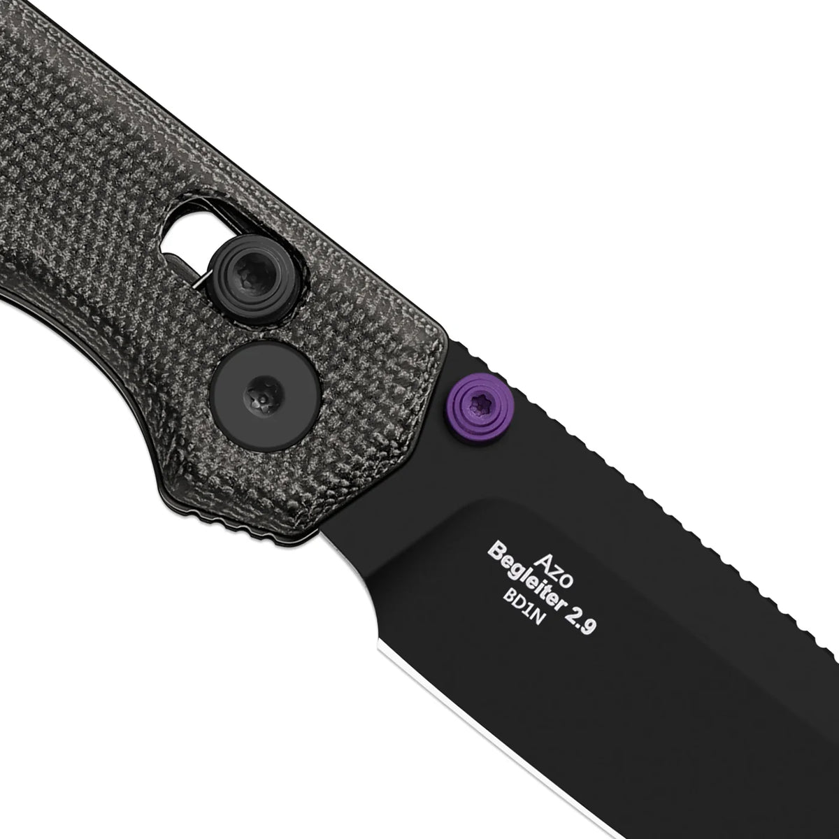 Kizer Begleiter 2.9 | Black Norplex UltreX Micarta | BD1N