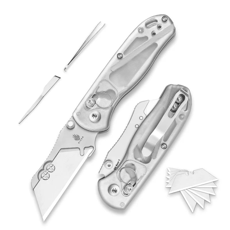 Kizer Drop Bear Utility | Uti BEAR 1 | Clear Acrylic