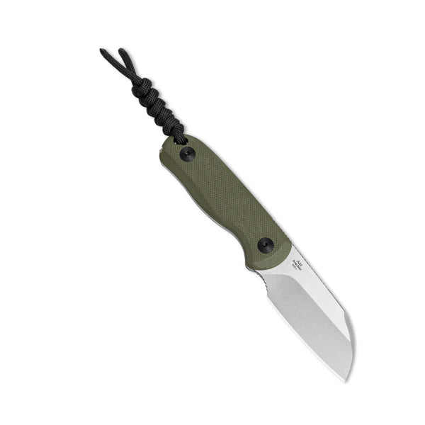 Kizer Drop Bear Fixed Blade | AEB-L & Olive G-10