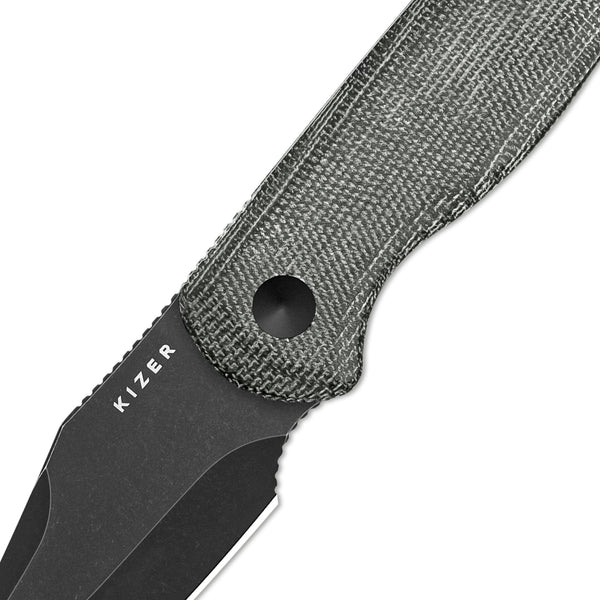 Kizer Drop Bear Fixed Blade | AEB-L & Micarta