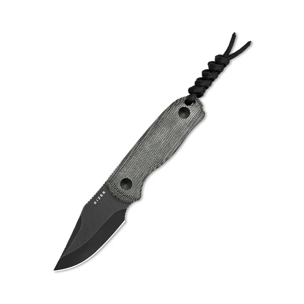Kizer Drop Bear Fixed Blade | AEB-L & Micarta