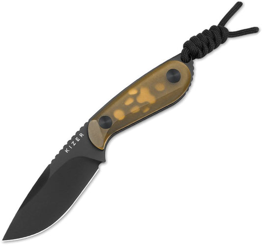 Kizer Buddy | Yellow Pei | Nitro-V | Fixed Blade