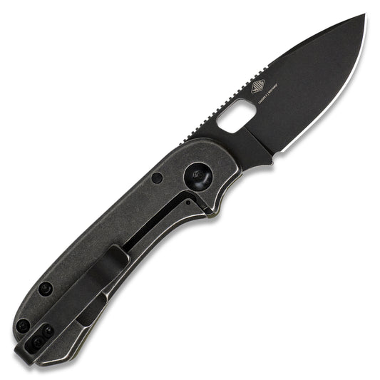 Knafs Lander 5 Pocket Knife | OD Green G10 | Black Stonewash