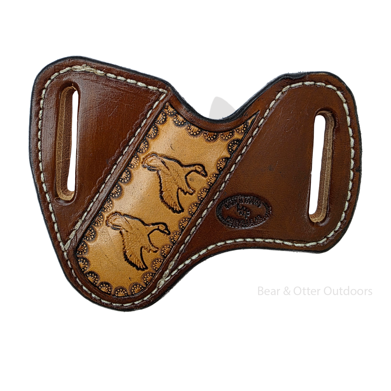 Lazy H Farms Leatherworks Trapper Belt Sheath | Ducks