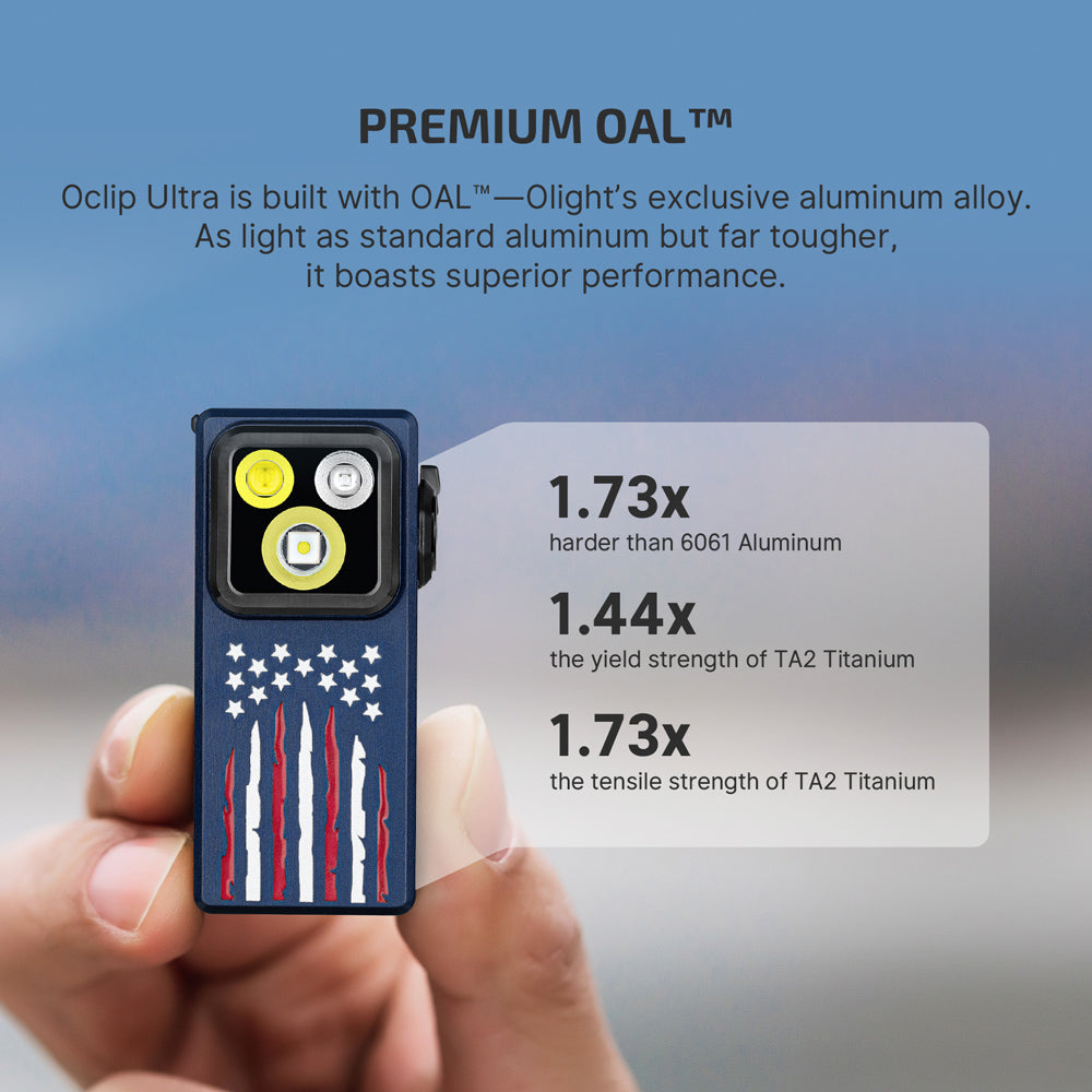 Olight Oclip Ultra | Stars & Stripes | 3-in-1 Clip Light