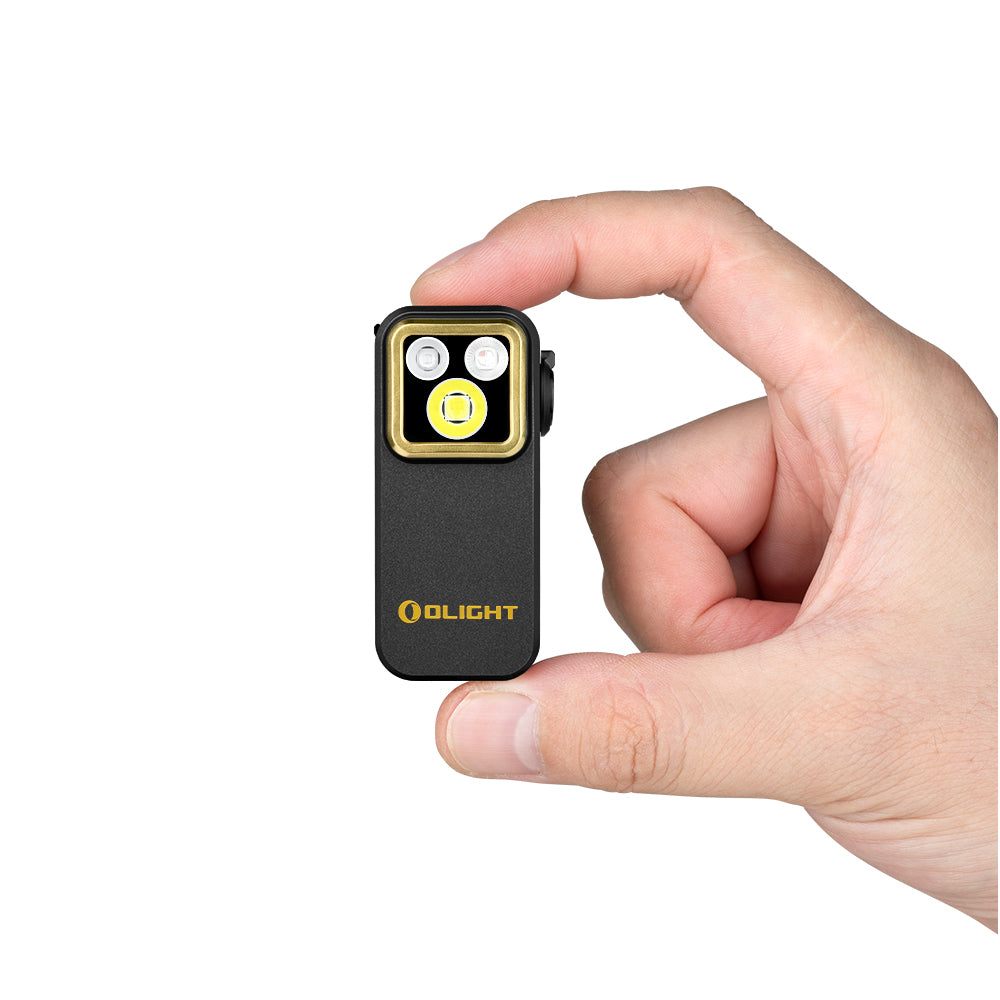 Olight Oclip Pro S – Black | White + UV + RGB Clip-On Light