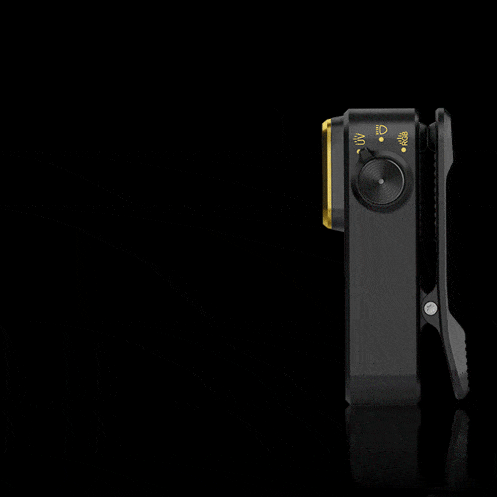 Olight Oclip Pro S – Black | White + UV + RGB Clip-On Light
