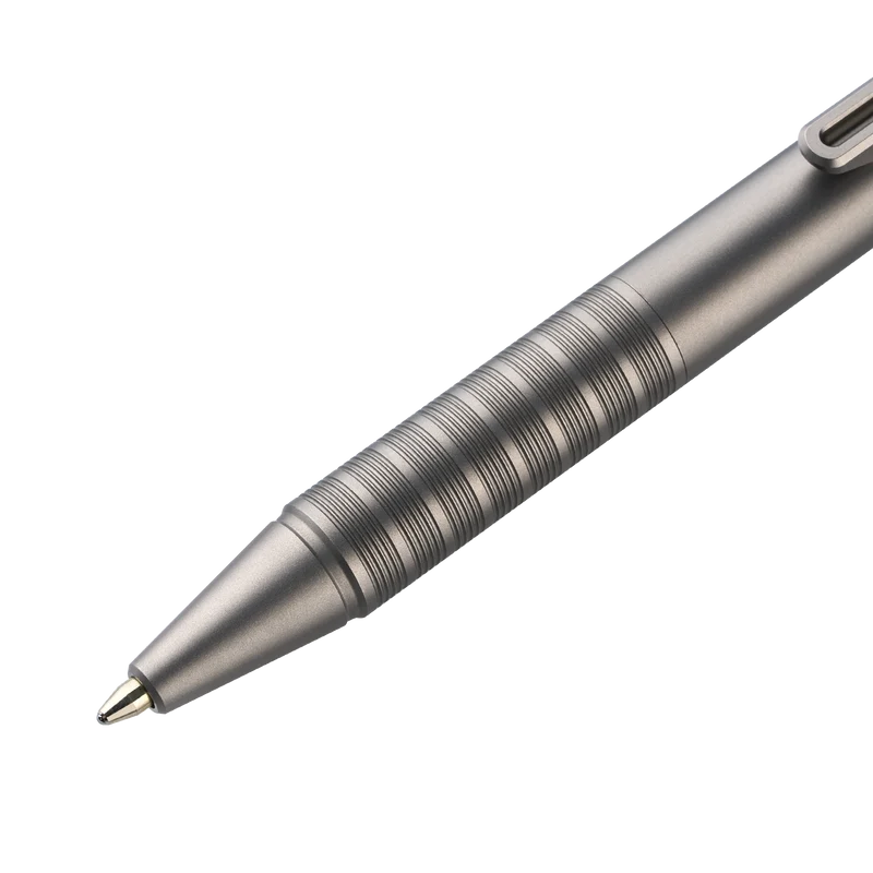 OKNIFE B1 Ti Titanium EDC Pen | Sandblasted TC4 Titanium