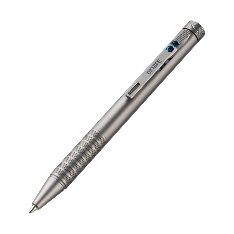 OKNIFE B1 Ti Titanium EDC Pen | Sandblasted TC4 Titanium