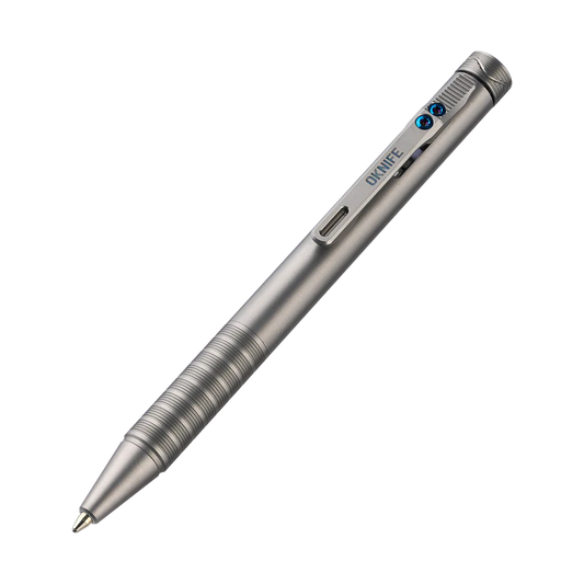 OKNIFE B1 Ti Titanium EDC Pen | Sandblasted TC4 Titanium